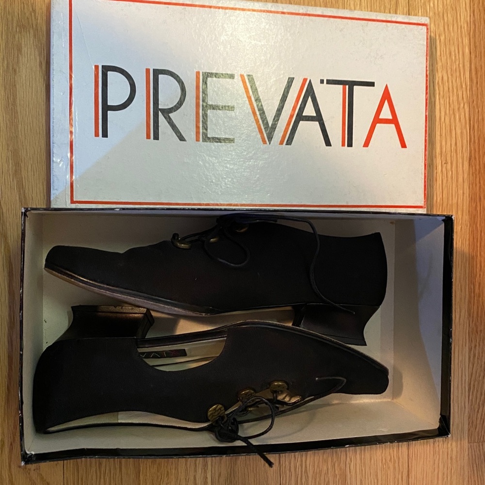 Prevata Lace Up Mules with box 7.5